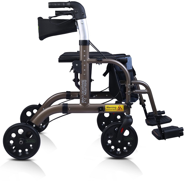 Image of the transport chair walker product.